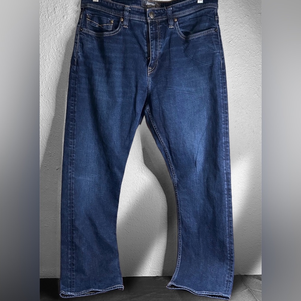 Revtown Decade Denim Sharp Blue Jeans Men's Size 36 x 30